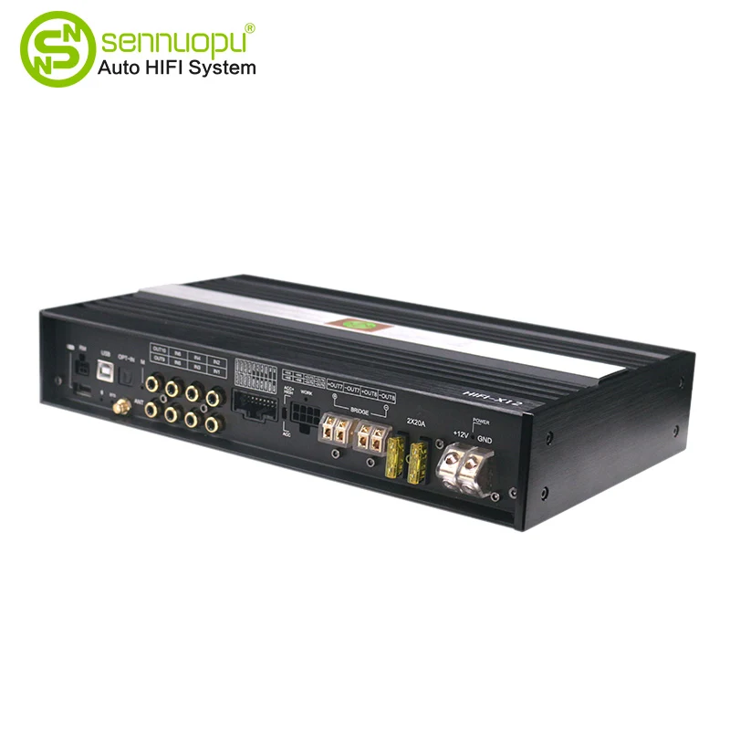 8-ch Auto power amp + 10-ch digitale geluidsprocessor